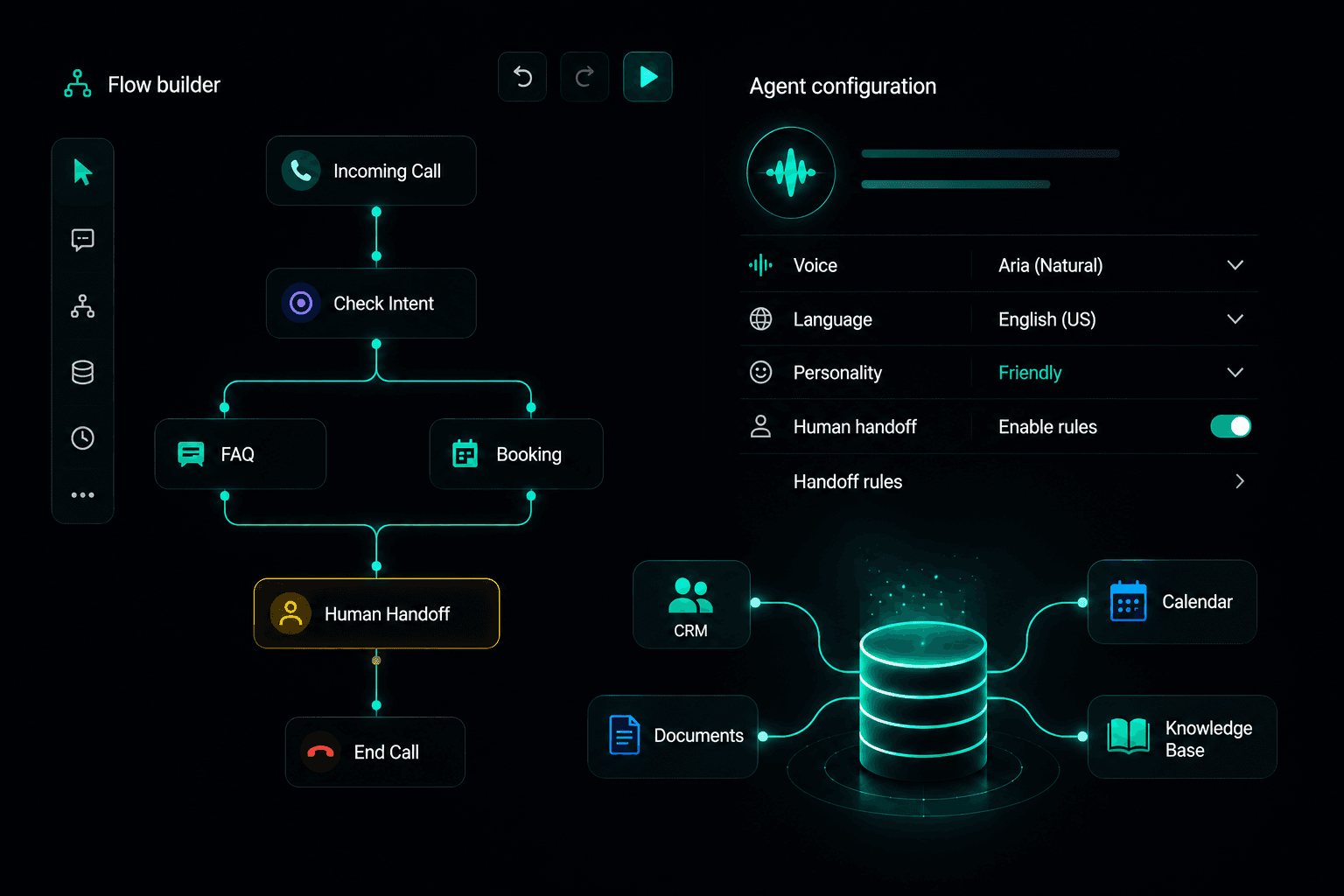 Configure the agent workflow